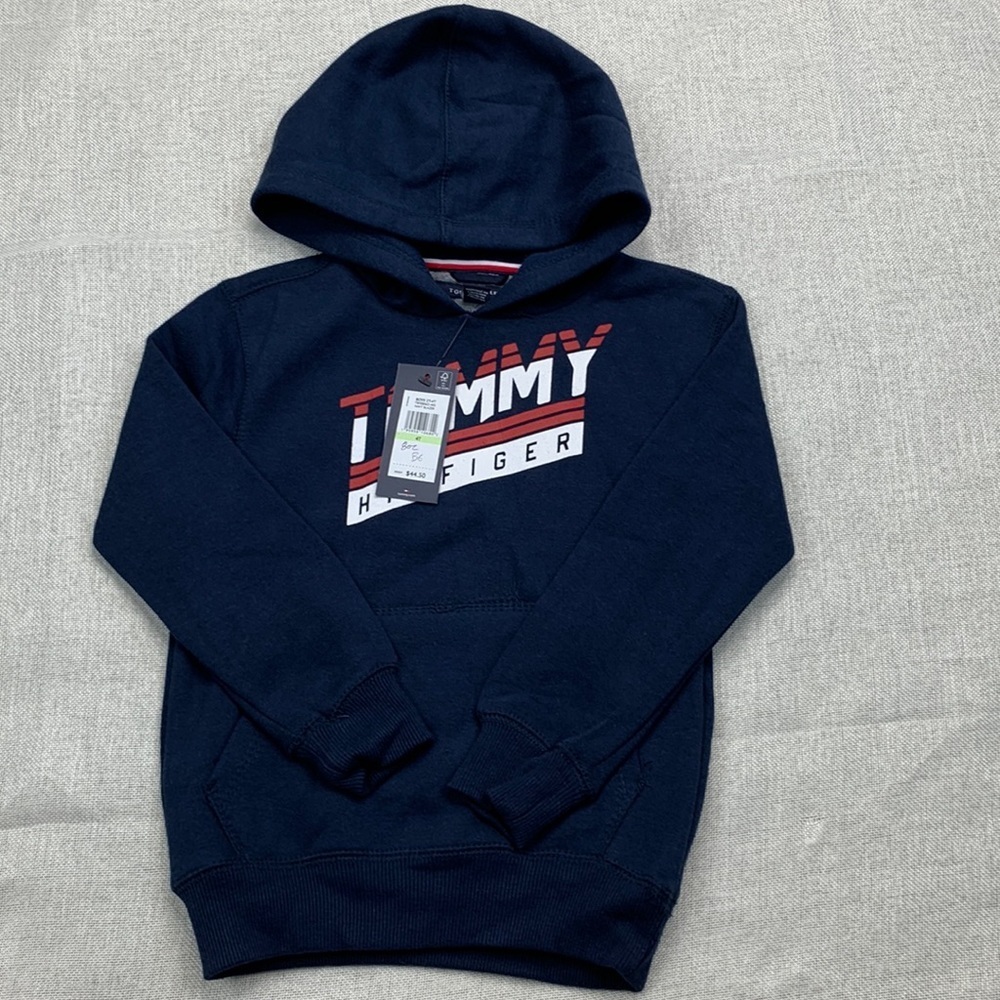 Tommy Hilfiger Toddler Boys Fast Break Pullover Hoodie Size 4T